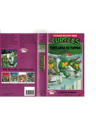 Teenage Mutant Hero Turtles Turtlarna på Toppen   VHS